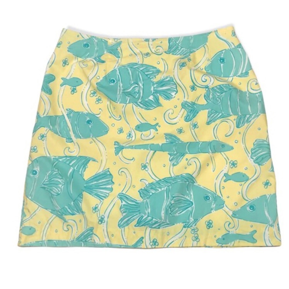 Skirt Lilly Pulitzer Sz L VTG Tropical